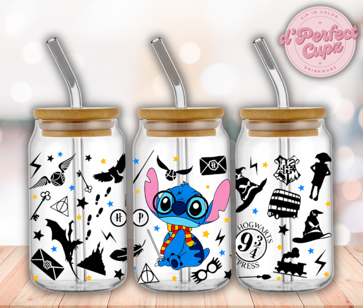 Witchy Stitch 16oz Glass Cup