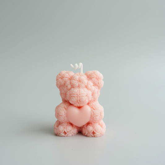 Small Rose Teddy Bear