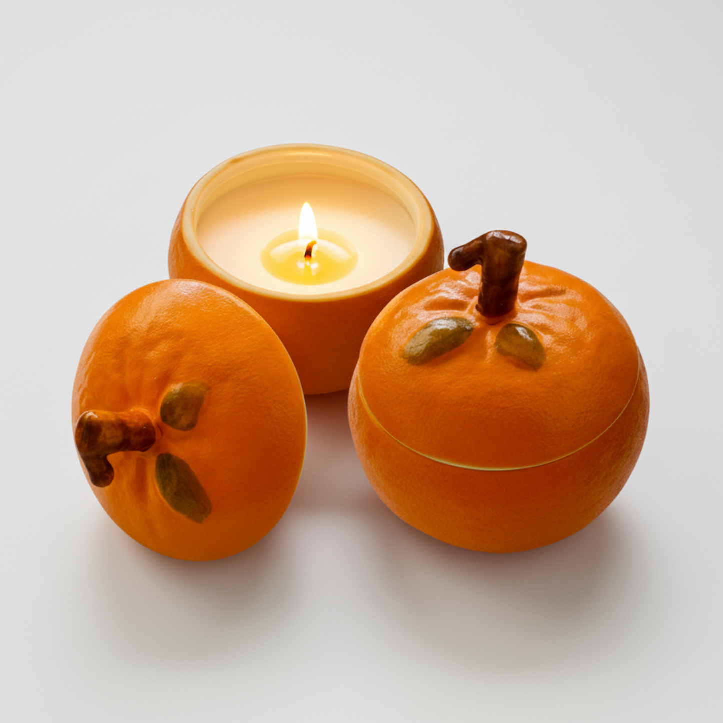 Orange Jar Candle - Sandalwood (Pre-order)