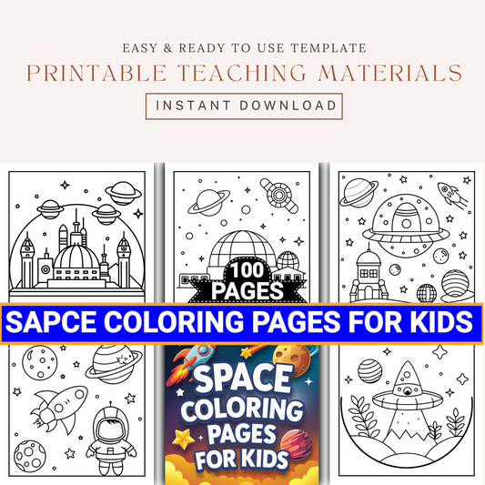 Space Coloring Pages for Kids