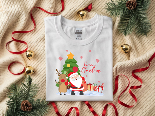 Merry Christmas Santa Claus T-Shirt Design