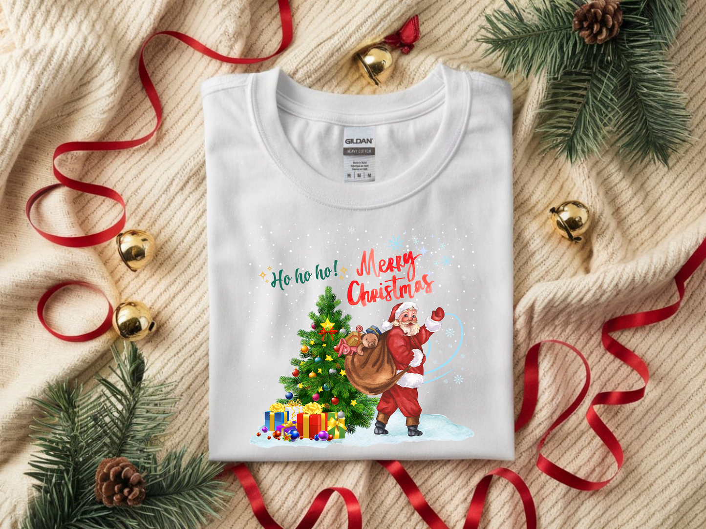 Ho Ho Ho Santa Claus T-Shirt Design