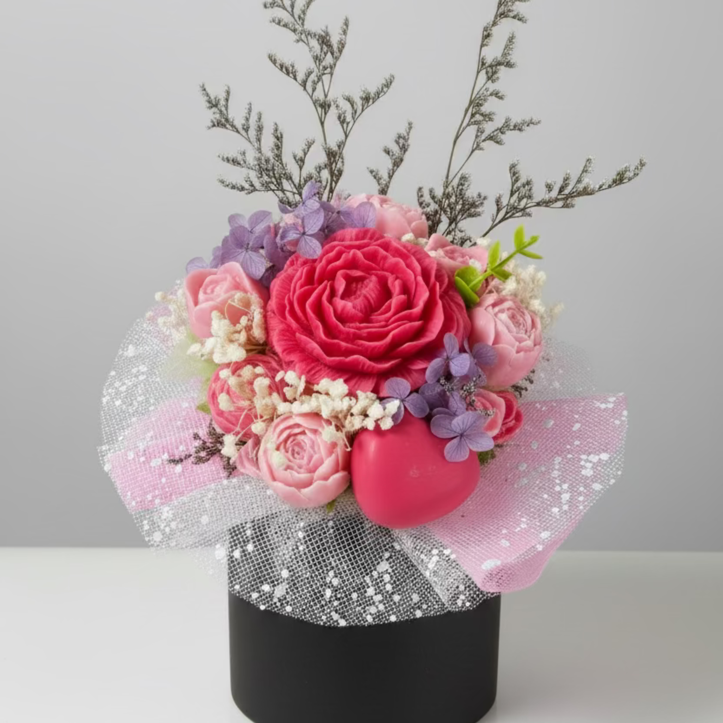 Scented Candle Flower Box Large Size