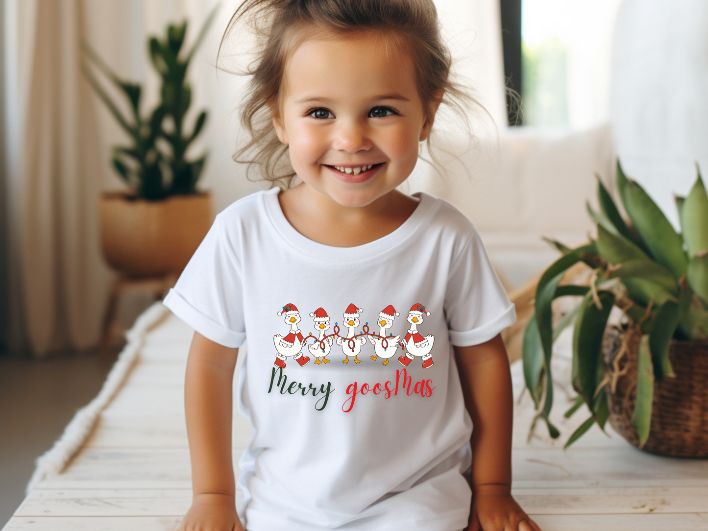 Christmas Gooses T-Shirt Design