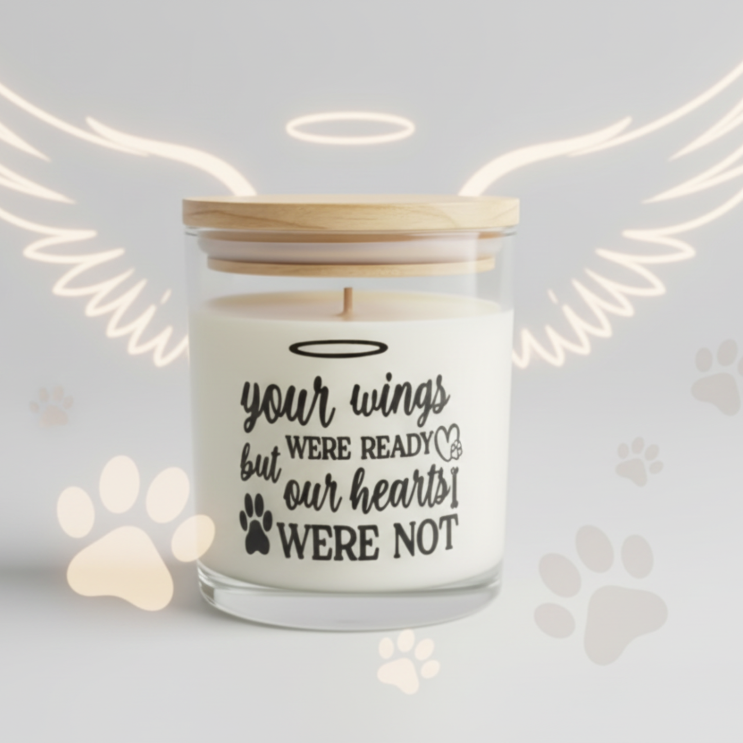 Pawprint Memorials Candle