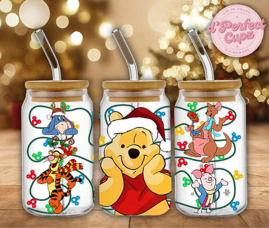 Winnie-the-Pooh 16oz Glass Cup