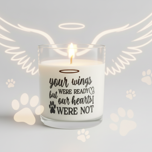 Pawprint Memorials Candle