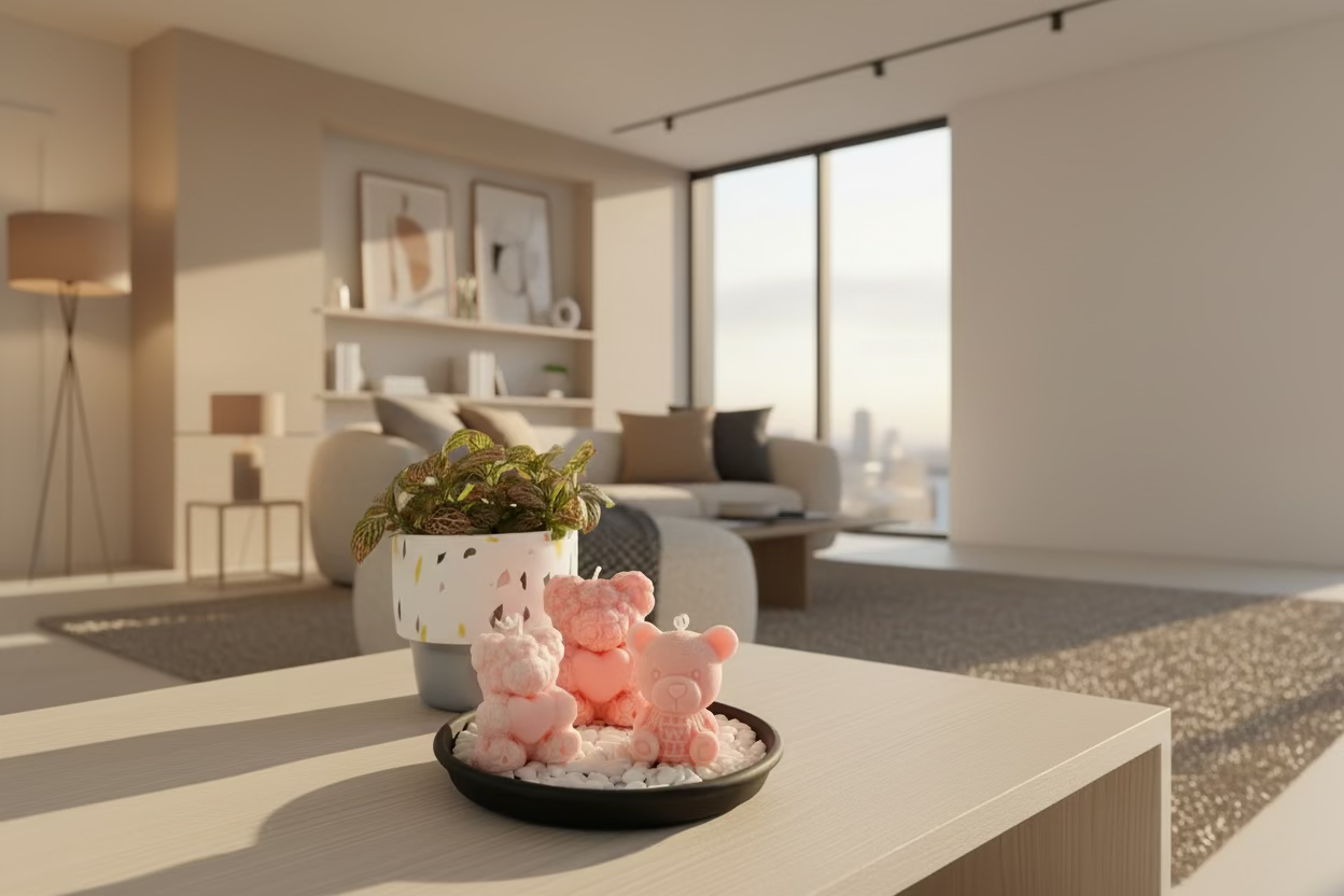 Small Rose Teddy Bear