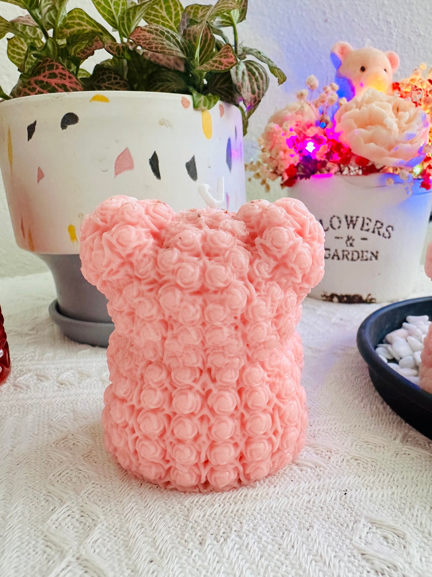 Medium Rose Teddy Bear