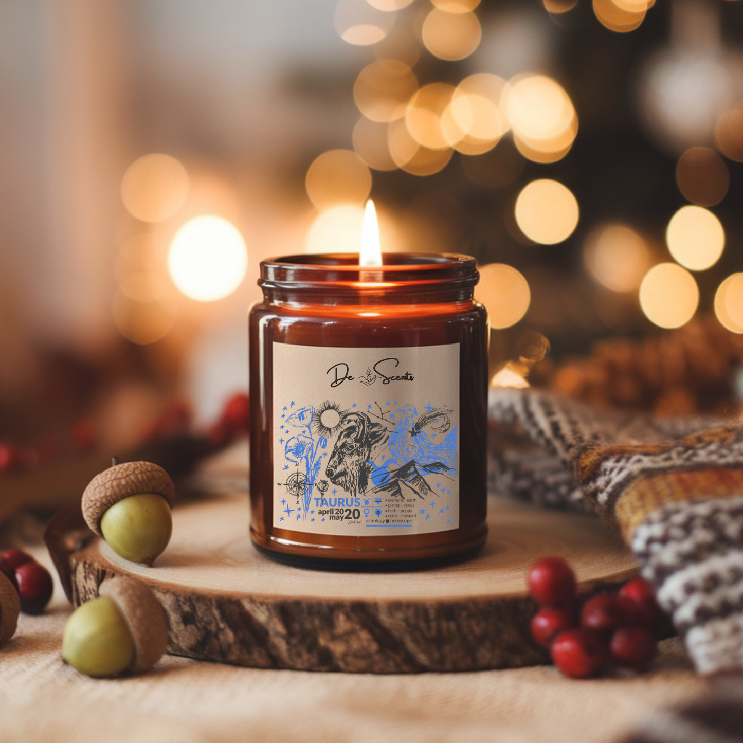 Zodiac Signs Candle